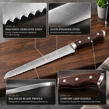 Avernelis™ Serrated Bread Knife