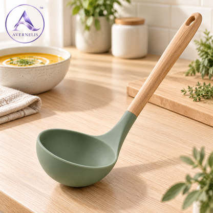 Avernelis™ Deep Silicone Soup Ladle