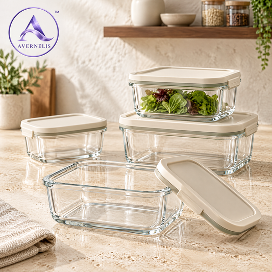 Avernelis™ Glass Food Storage Container Set