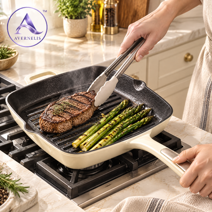 Avernelis™ Square Nonstick Grill Pan